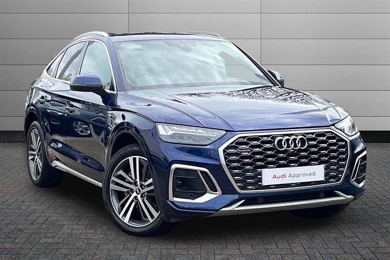Used Audi Q5 S-Line 265 HP (194 kW) 2021 Navarra blue SUV