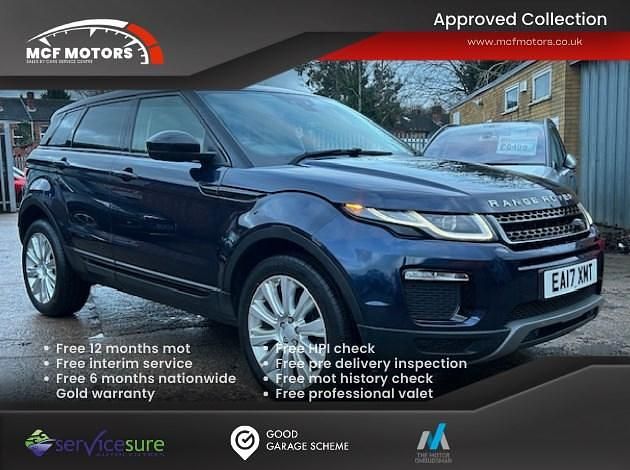 Blue Used 2017 Land Rover Range Rover evoque SE Estate | £9,999 (Good price) - Image 1/4