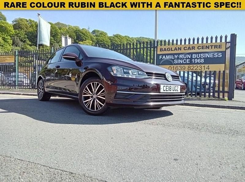 Used VW Golf VII SE 115 HP (84 kW) 2018 Black Hatchback