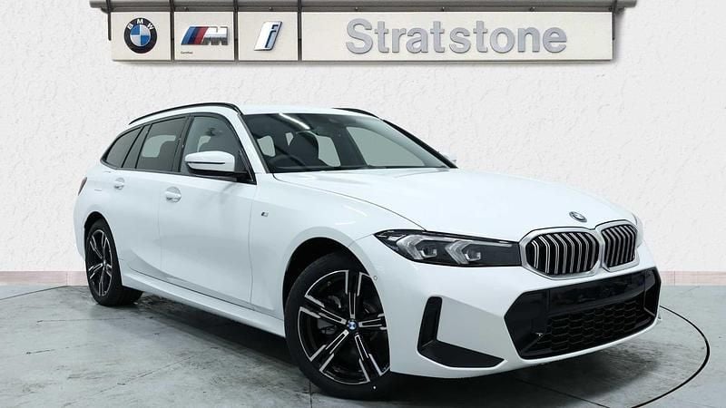 White Used 2025 BMW 330e M Sport Estate | £39,000 (Good price) - Image 1/3