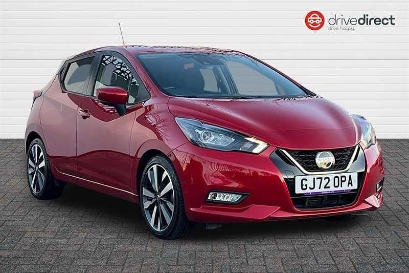 Used Nissan Micra Tekna 2022 Red Hatchback