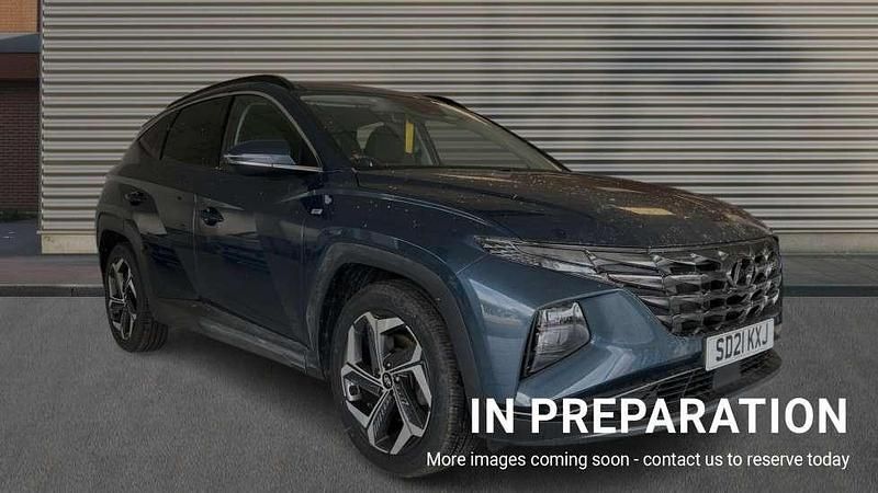 Blue Used 2021 Hyundai Tucson Ultimate SUV | £18,533 (Fair price) - Image 1/4