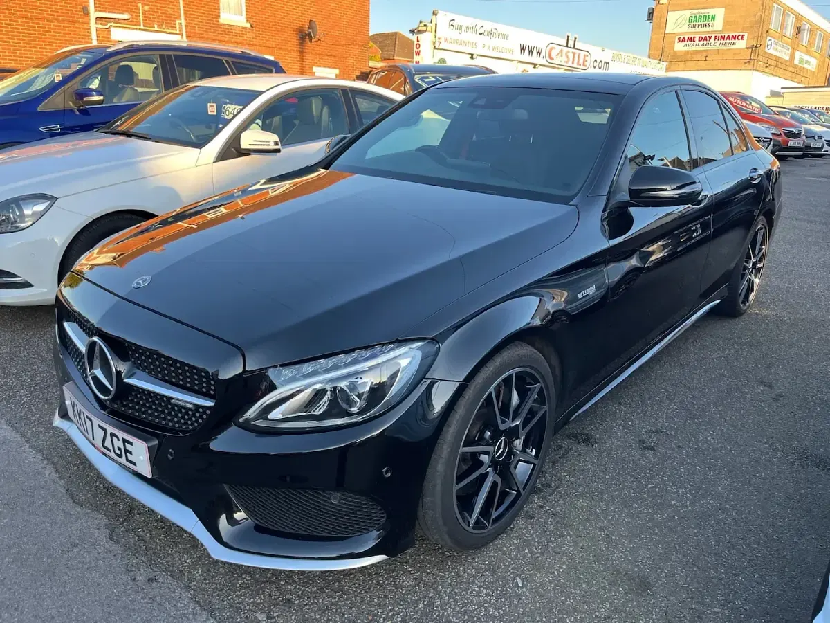 Used Mercedes C43 AMG Premium Plus 361 HP (265 kW) 2017 Black Sedan