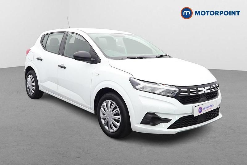 White Used 2023 Dacia Sandero Essentiel Hatchback | £9,799 (Fair price) - Image 1/4