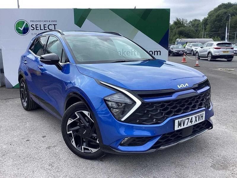 Sapphire blue Used 2024 Kia Sportage 4 SUV | £27,300 (Super price) - Image 1/4
