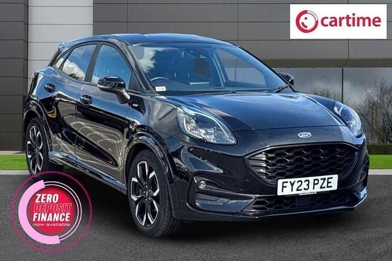 Black Used 2023 Ford Puma Gen-E ST-Line X SUV | £15,299 (Fair price) - Image 1/1