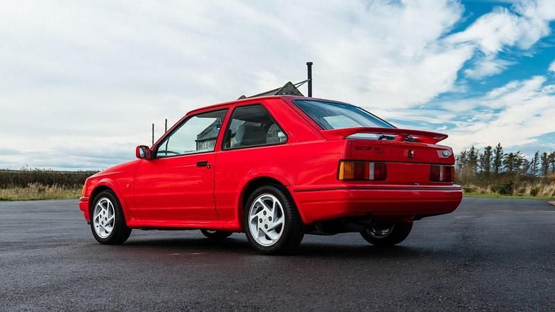 Used Ford Escort RS 1989 Red Hatchback