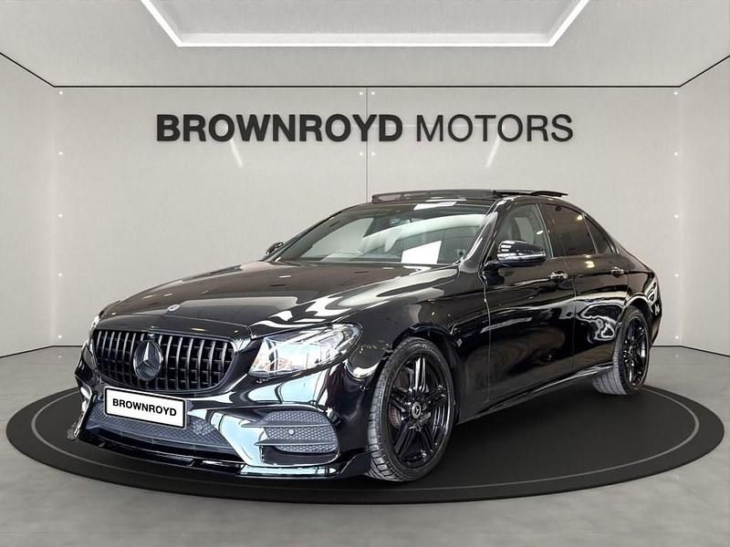 Used Mercedes E220 AMG line 194 HP (142 kW) 2018 Black Sedan