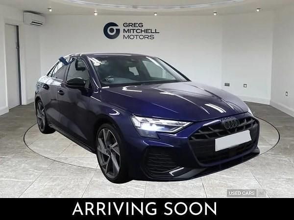 Used Audi A3 Black Edition 150 HP (110 kW) 2025 Blue Sedan