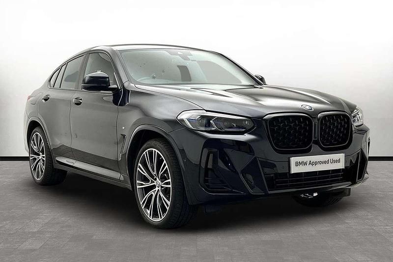 Black Used 2022 BMW X4 M Sport SUV | £37,500 (Fair price) - Image 1/3