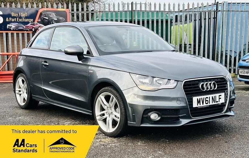 Used Audi A1 S-Line 122 HP (89 kW) 2011 Grey Hatchback