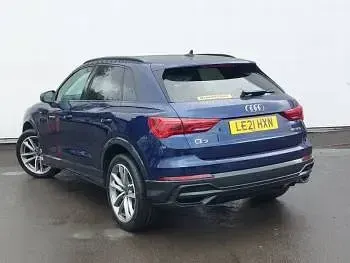 Used Audi Q3 Black Edition 150 HP (110 kW) 2021 Blue SUV