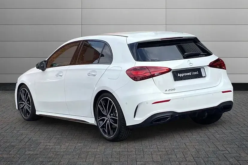 Used Mercedes A200 AMG line 175 HP (128 kW) 2025 Polar white Hatchback