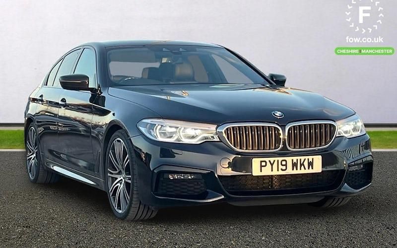 Black Used 2019 BMW 530 Comfort Edition Sedan | £25,899 (Fair price) - Image 1/4