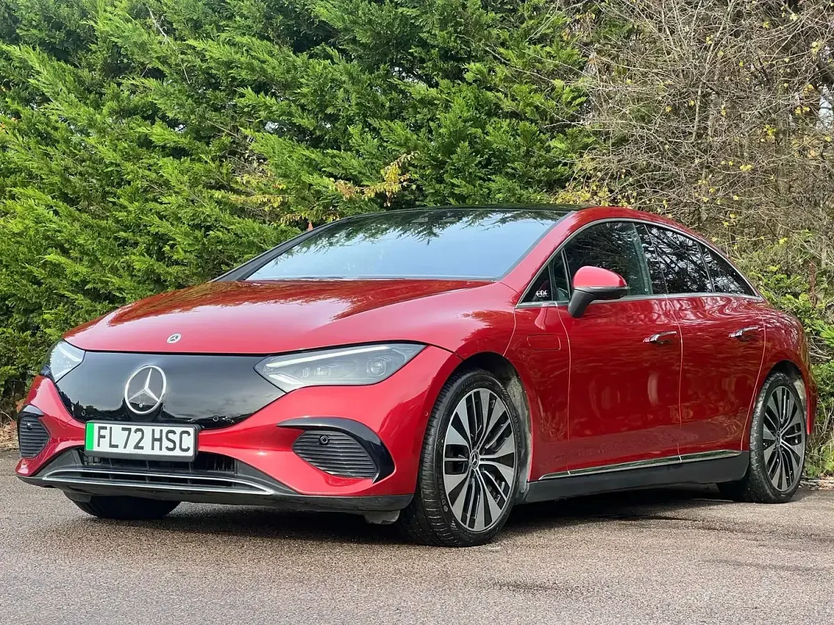 Used Mercedes EQE350 Exclusive Luxury 214 kW (292 HP) 2022 Red Sedan