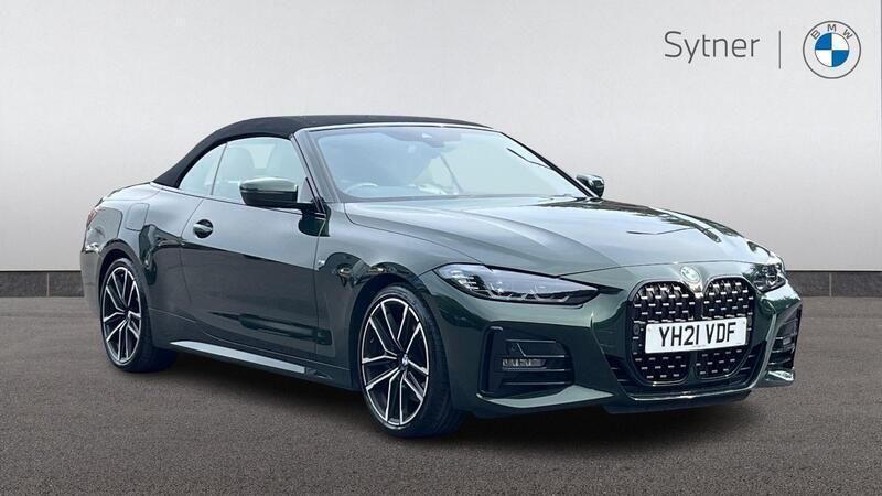 Green Used 2021 BMW 420 M Sport Cabriolet | £32,500 (Expensive) - Image 1/4