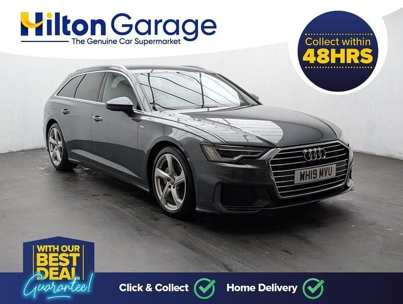 Used Audi A6 S-Line 204 HP (150 kW) 2019 Grey Estate