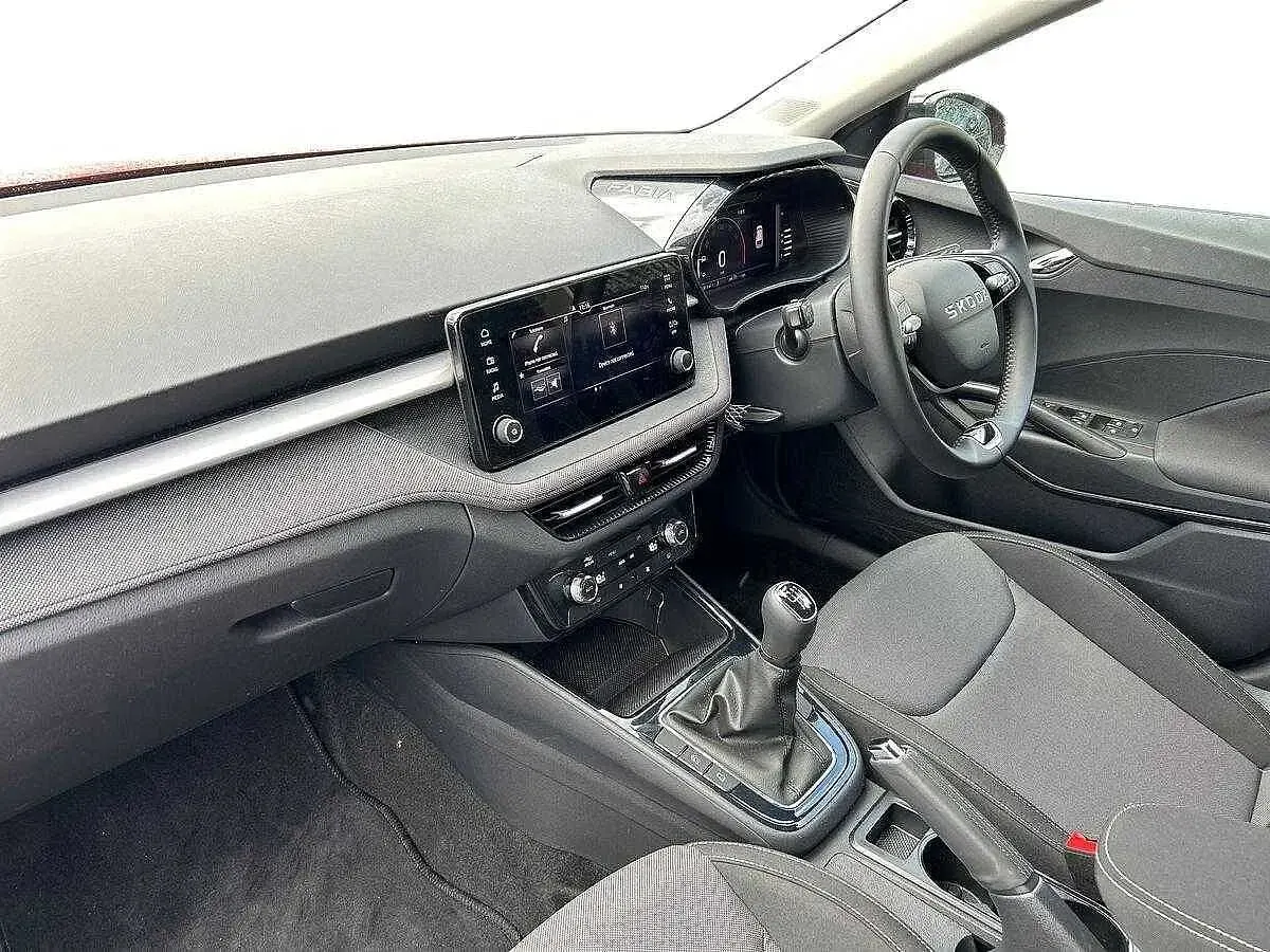Used Skoda Fabia Design Edition 113 HP (83 kW) 2026 Velvet red metallic black magic pearl effect Hatchback