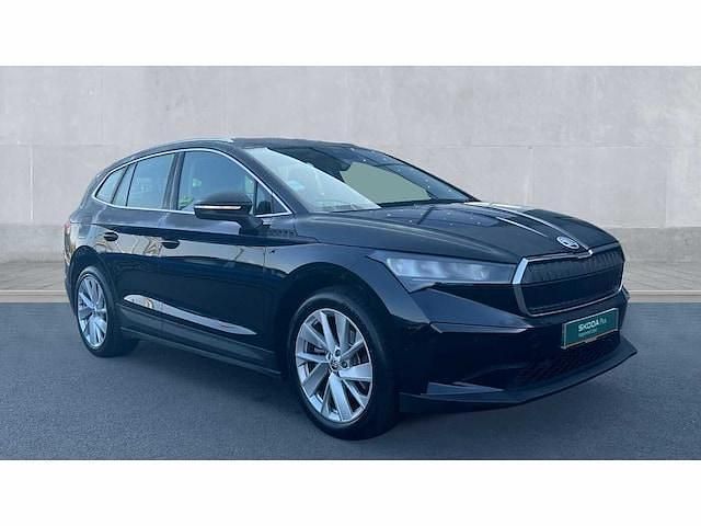 Black Used 2023 Skoda Enyaq iV ecoSuite SUV | £25,740 (Fair price) - Image 1/4