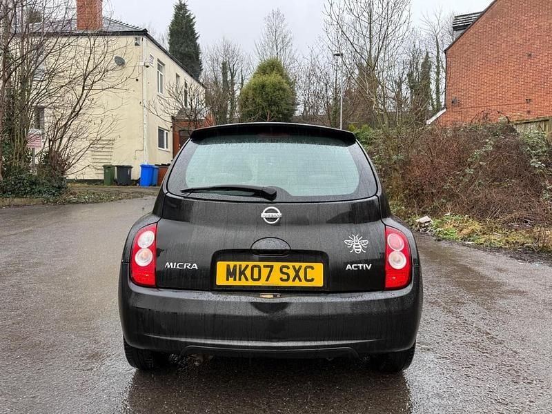 Used Nissan Micra 79 HP (58 kW) 2007 Black Hatchback