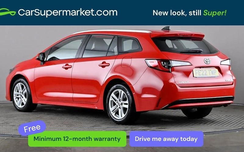 Used Toyota Corolla 122 HP (89 kW) 2022 Red Estate