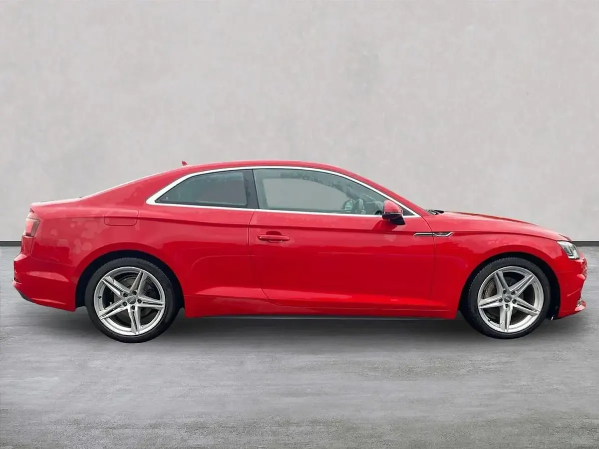 Used Audi A5 S-Line 190 HP (139 kW) 2019 Red Coupe
