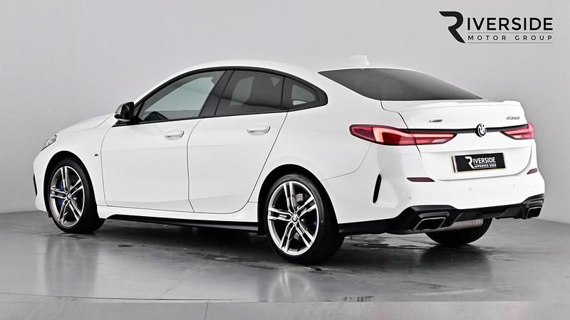 Used BMW M235 Comfort Edition 306 HP (225 kW) 2021 Alpine white Sedan