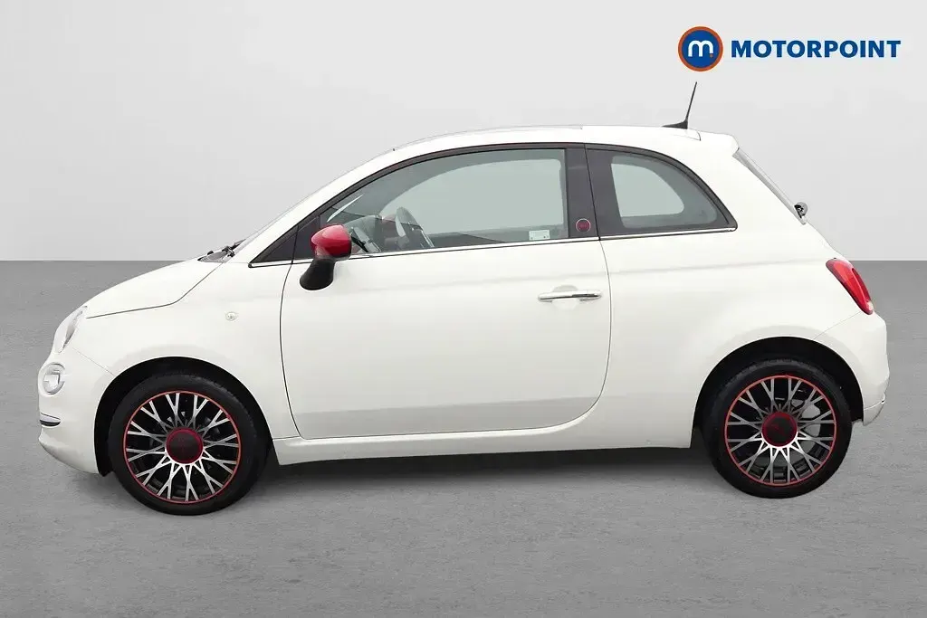 Used Fiat 500 Red 2024 White Hatchback