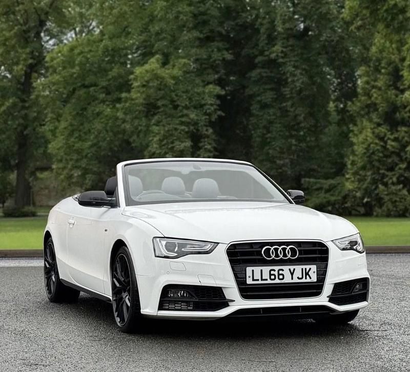 Used Audi A5 Cabriolet S-Line 190 HP (139 kW) 2016 White Cabriolet