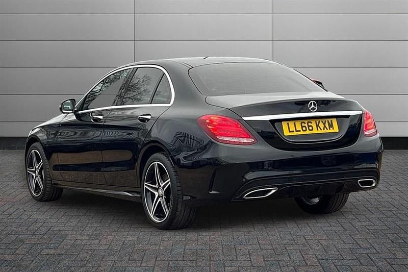 Used Mercedes C250 AMG Line Premium 204 HP (150 kW) 2016 Black Sedan