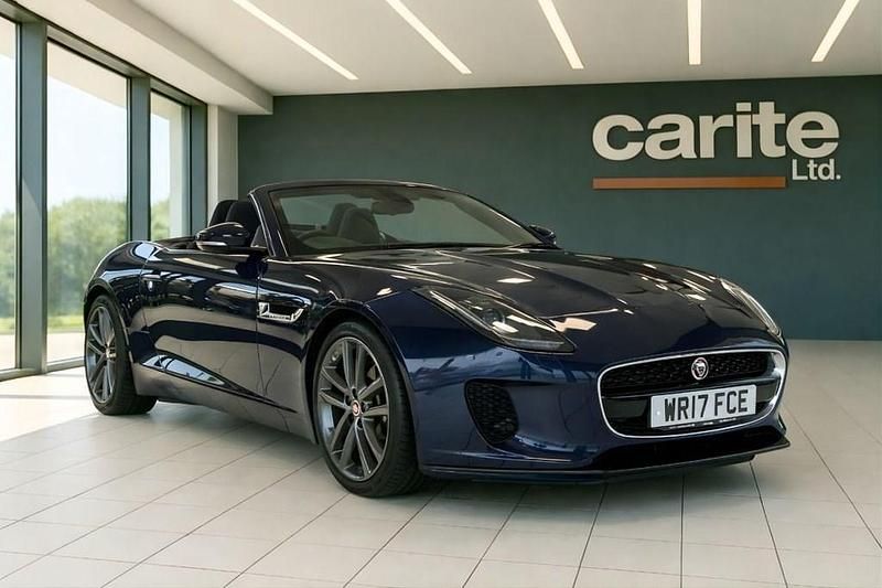 Blue Used 2017 Jaguar F-Type S Cabriolet | £26,995 (Fair price) - Image 1/3