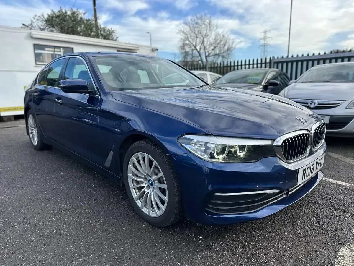 Used BMW 530e Comfort Edition 248 HP (182 kW) 2018 Blue Sedan