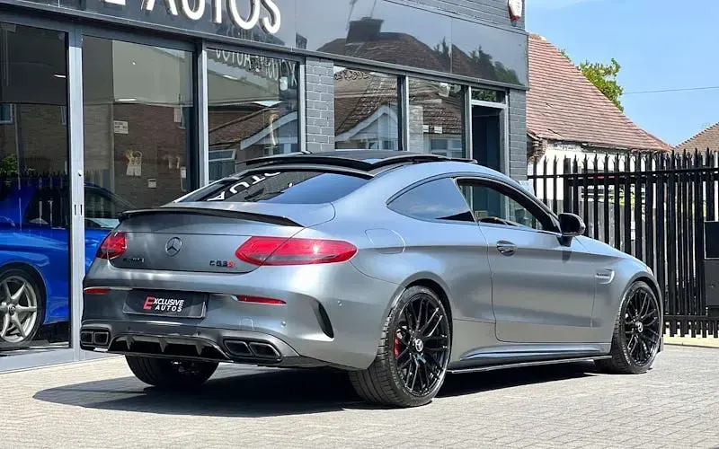 Used Mercedes C63 AMG Premium Plus 510 HP (375 kW) 2018 Grey Coupe