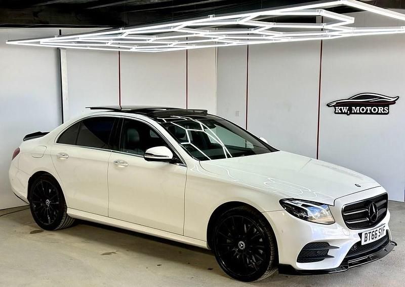 Used Mercedes E350 AMG Line Premium Plus 2016 White Sedan