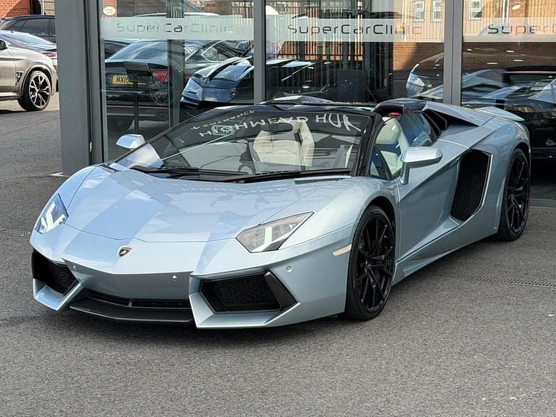 Used Lamborghini Aventador 2014 Blue Cabriolet