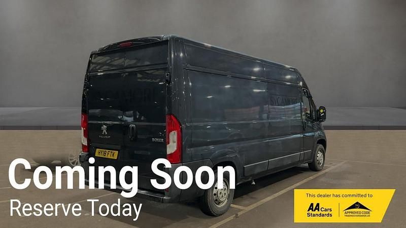 Used Peugeot Boxer 130 HP (95 kW) 2018 Black Van