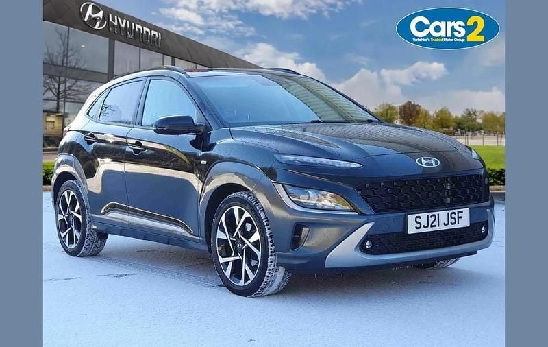 Black Used 2021 Hyundai Kona Premium SUV | £12,990 (Fair price) - Image 1/4