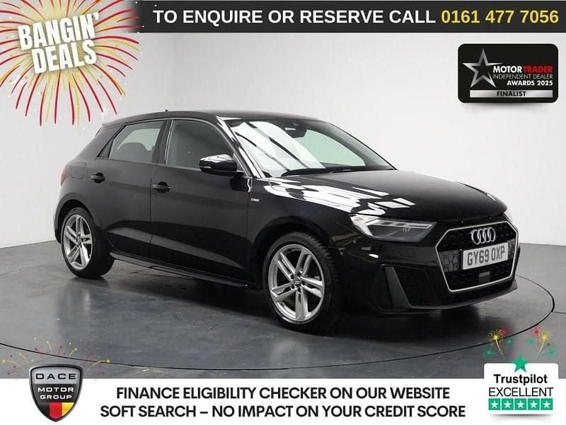 Black Used 2019 Audi A1 Sportback S-Line Hatchback | £11,990 (Good price) - Image 1/3