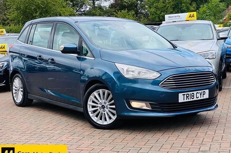 Blue Used 2018 Ford Grand C-Max Titanium MPV | £8,199 (Fair price) - Image 1/1