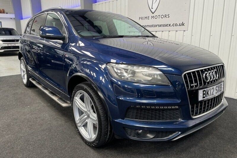 Blue Used 2012 Audi Q7 S-line plus SUV | £9,749 (Fair price) - Image 1/1