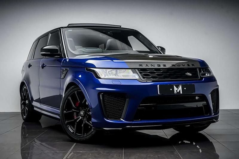 Used Land Rover Range Rover Sport SVR 575 HP (422 kW) 2020 Blue SUV