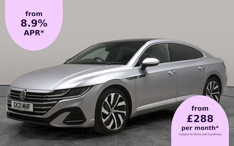 Silver Used 2021 VW Arteon R-line Hatchback | £18,990 (Good price) - Image 1/2