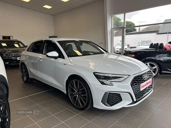 White Used 2020 Audi A3 S-Line Hatchback | £19,750 (Expensive) - Image 1/4