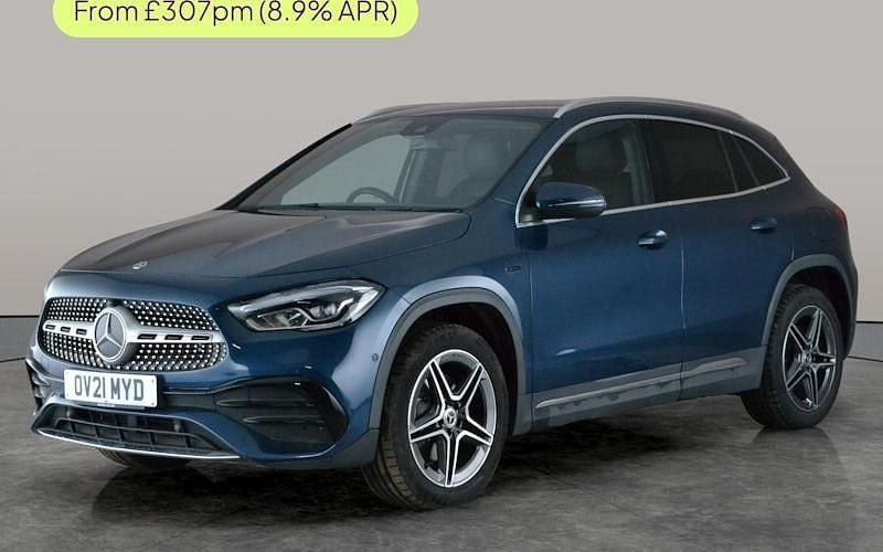 Used Mercedes GLA250 Exclusive 218 HP (160 kW) 2021 Blue SUV