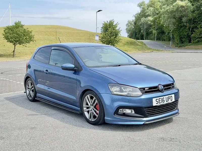 Blue Used 2016 VW Polo R-line Hatchback | £5,495 (Fair price) - Image 1/4