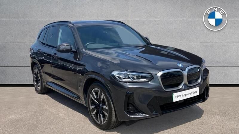 Sophisto grey Used 2021 BMW iX3 M Sport SUV | £27,624 (Fair price) - Image 1/4