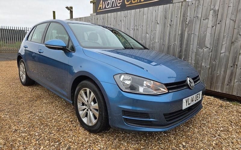 Used VW Golf VII SE 150 HP (110 kW) 2014 Blue Hatchback