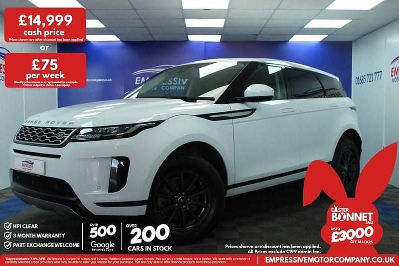 Used Land Rover Range Rover evoque 150 HP (110 kW) 2019 White SUV