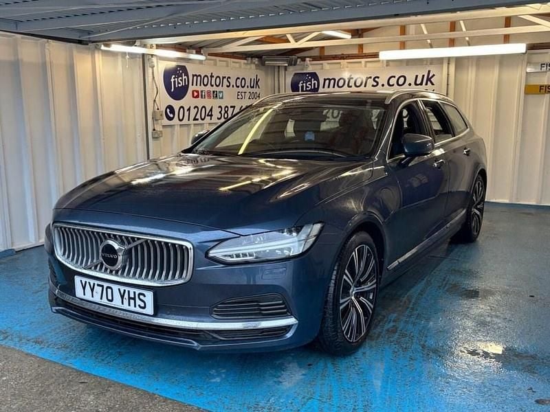 Used Volvo V90 Inscription 340 HP (250 kW) 2021 Blue Estate
