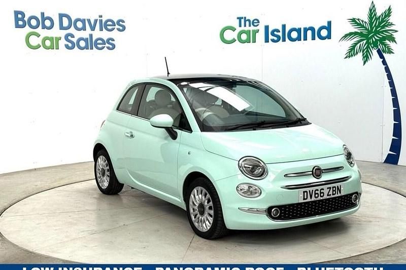 Green Used 2016 Fiat 500 Lounge Hatchback | £6,450 (Fair price) - Image 1/1